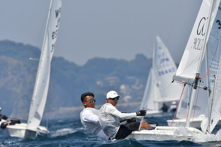 セーリング競技に取り組む桑原さん